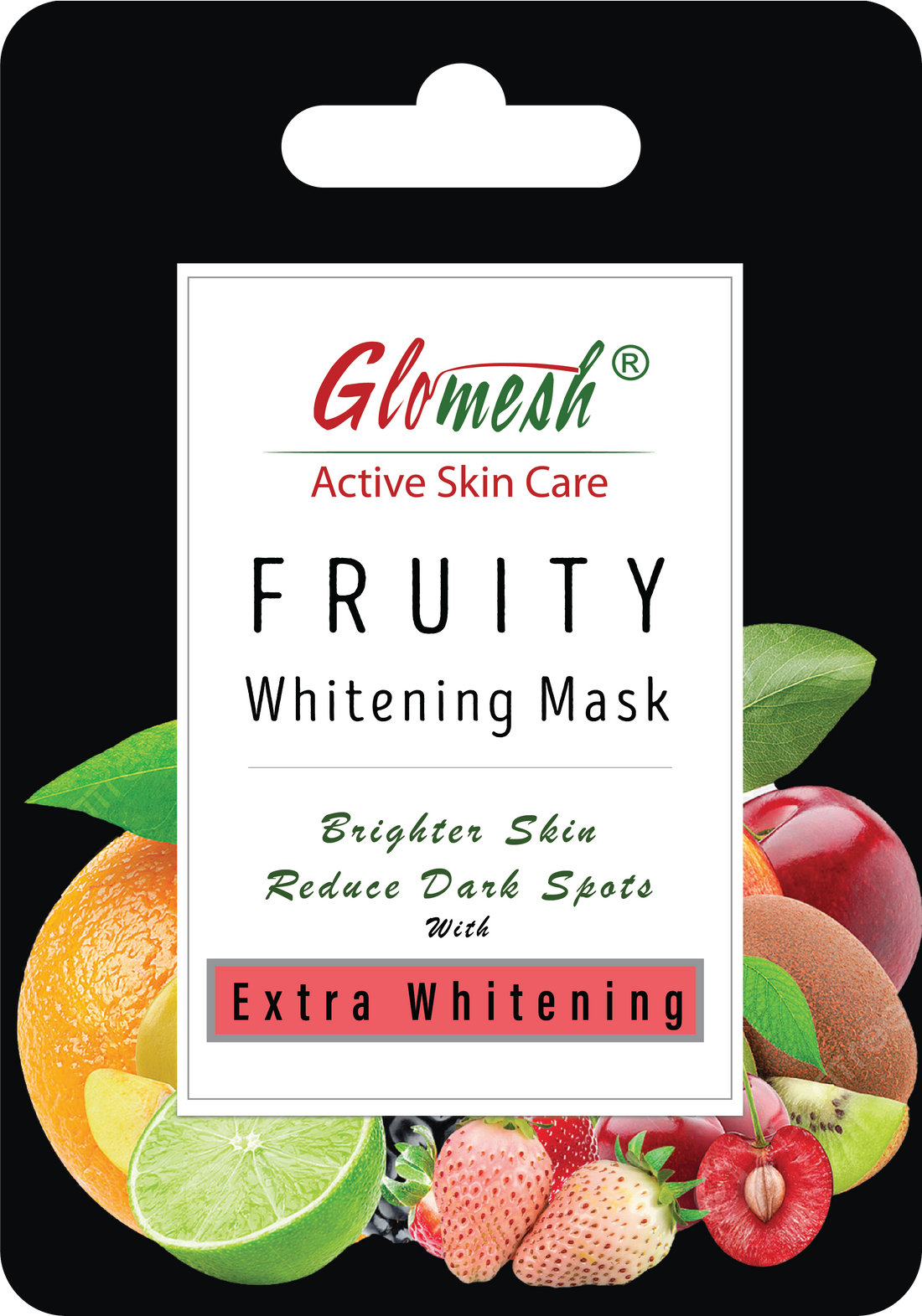 Glomesh Fruit Facial Mask Sachet 10 Gm - Glomesh