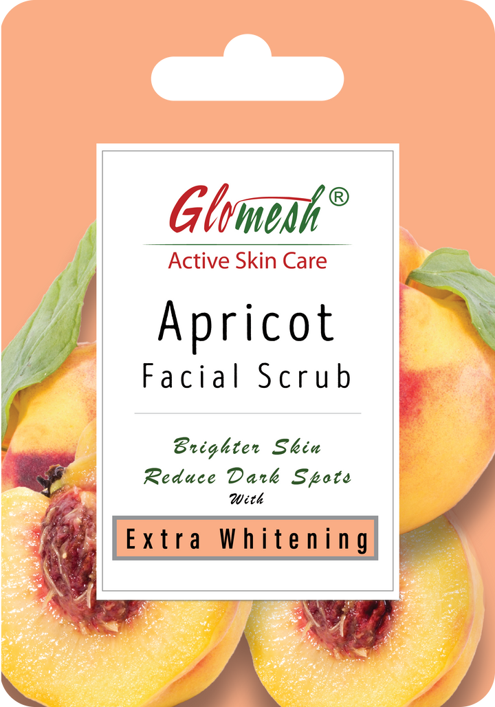 Glomesh Fruit Facial Scrub Sachet 10 Gm - Glomesh