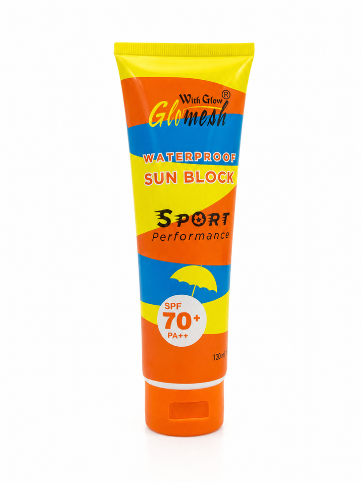 Glomesh Sunblock Skin Care WaterProof & Anti Dark Spots SPF 70 50ml