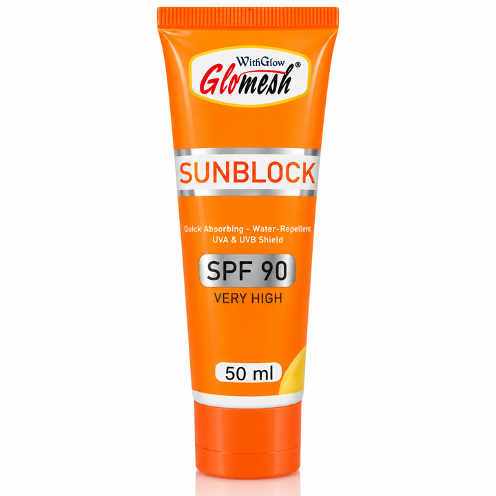 Glomesh Sunblock SPF 90 – Very High Protection | 50ml
