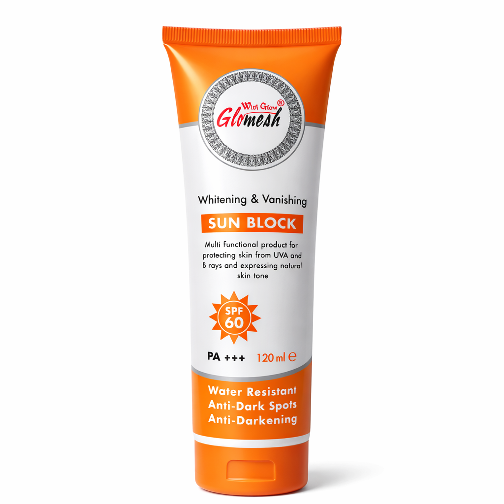 Glomesh Sunblock Skin Care WaterProof & Anti Dark Sports SPF 65 & 60 And 70 - Glomesh