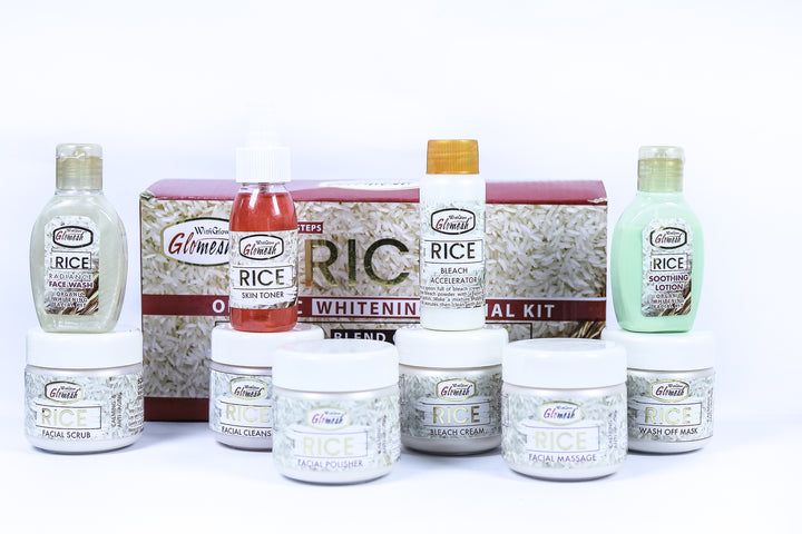 Glomesh Rice Facial Kit 10 in 1 Kit