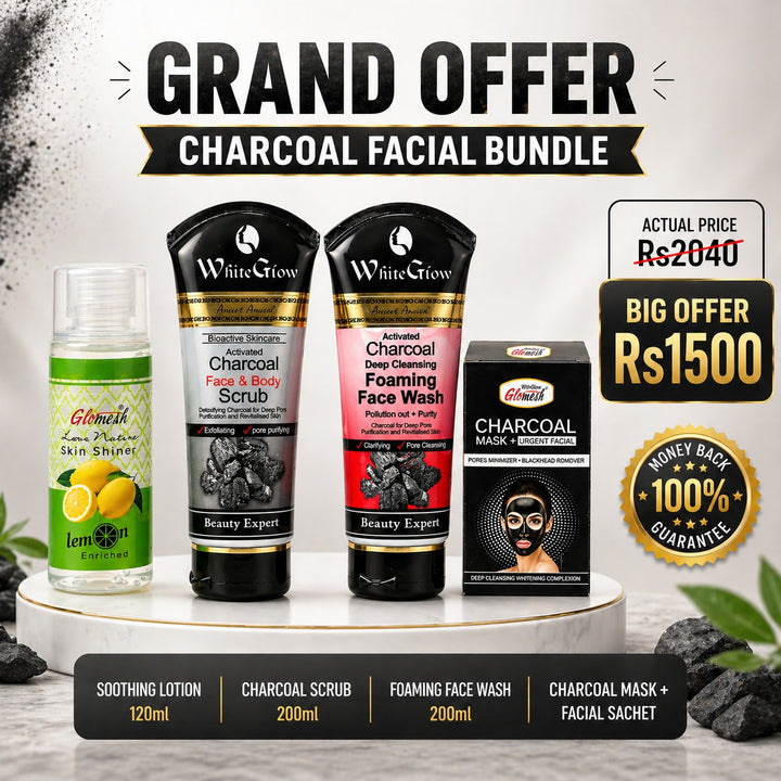 Glomesh Charcoal Facial Bundle - Glomesh