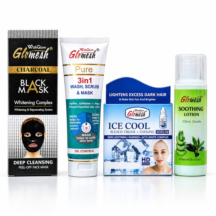 Urgent Whitening Facial Kit (4-Step Bundle) - Glomesh