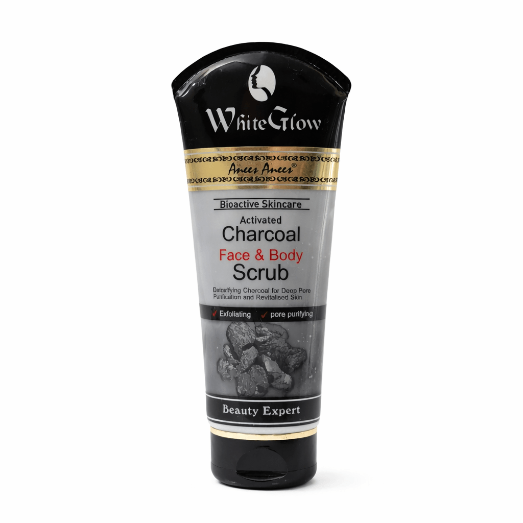 Charcoal Face & Body Scrub - glomesh