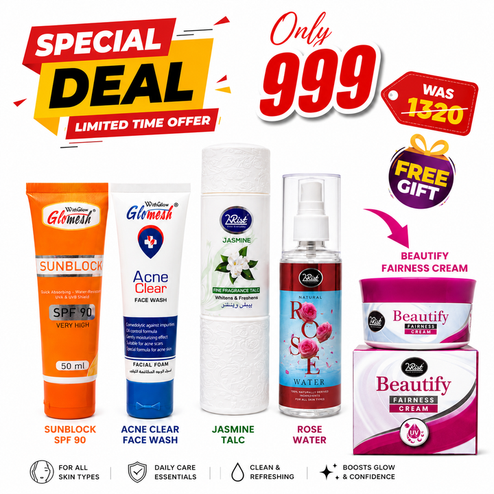 Deal 3 pack of 4 with free gift