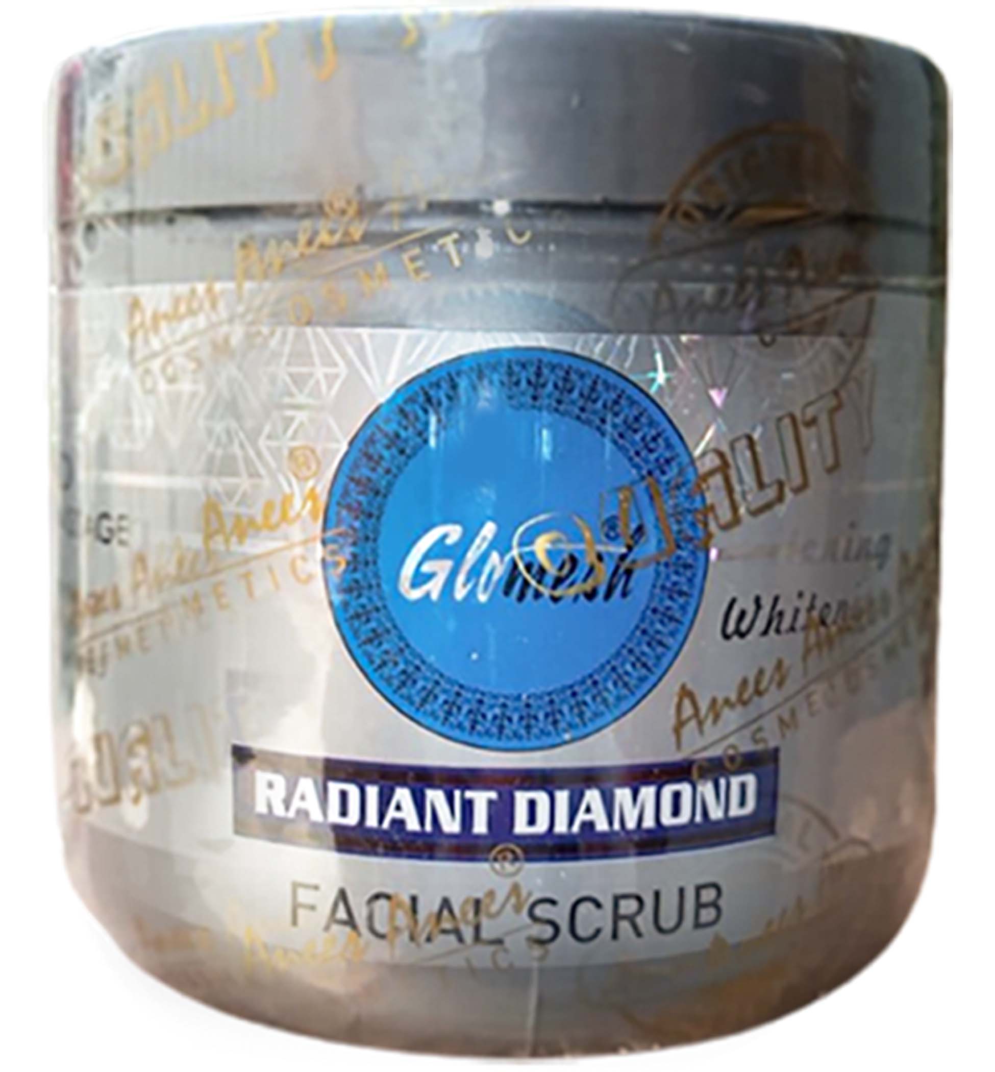 Glomesh Diamound Facial Scrub 400 Gm - glomesh