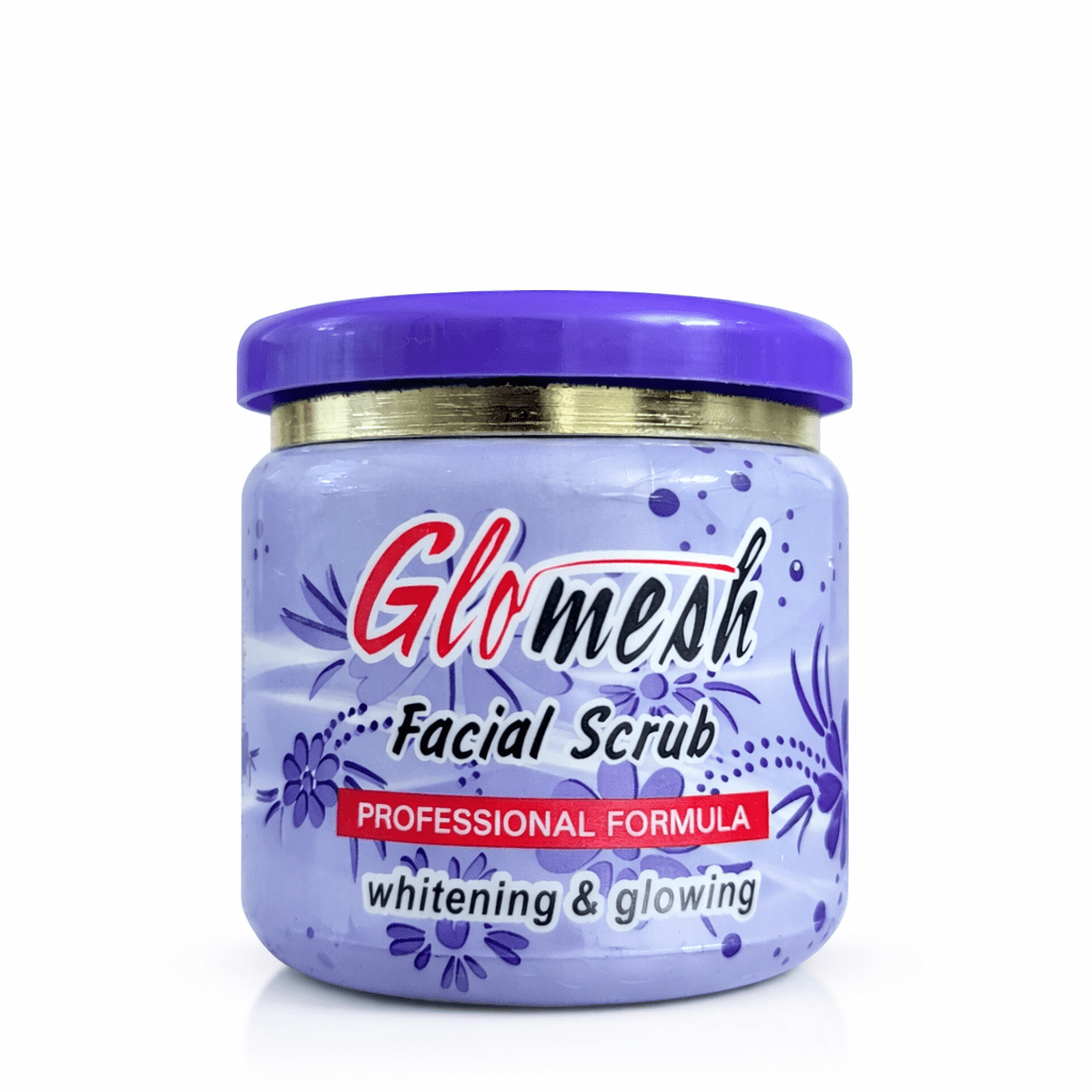 Glomesh Facial Whitening Scrub Jar - glomesh