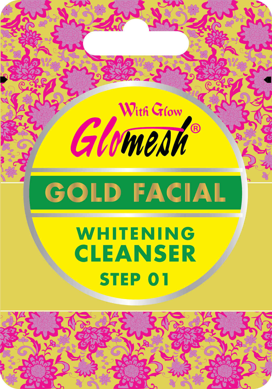 Glomesh Gold Facial Cleanser Sachet 10 Gm - glomesh