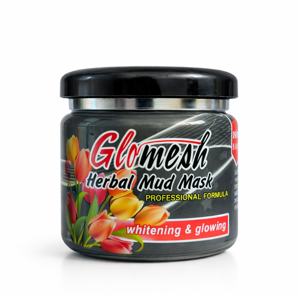 Glomesh Facial Mud Mask Jar - Glomesh