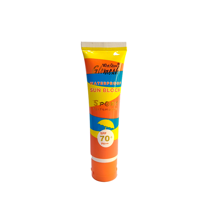 Glomesh Sunblock Skin Care WaterProof & Anti Dark Spots SPF 70 50ml - Glomesh
