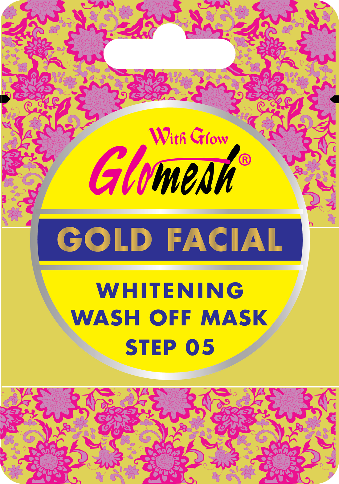 Glomesh Gold Facial Mask Sachet 10 Gm - Glomesh