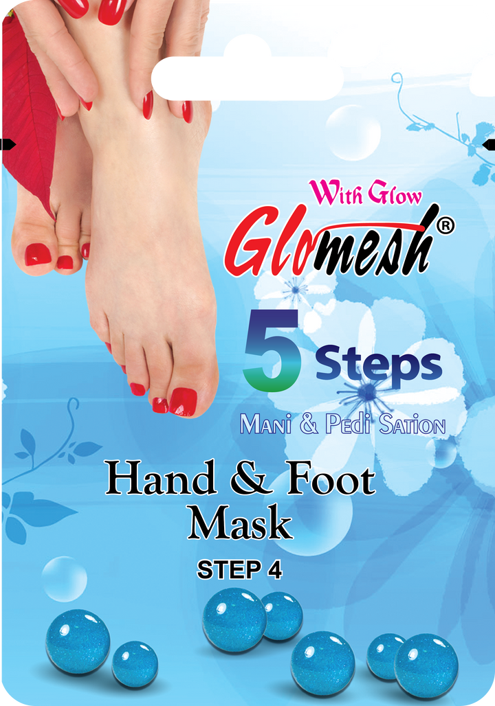 Glomesh Hand & Foot Facial Mask Sachet 10 Gm - Glomesh