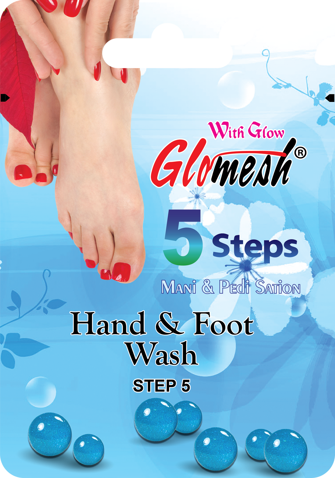 Glomesh Hand & Foot Facial Wash Sachet 10 Gm - Glomesh
